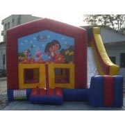 Dora the Explorer bouncer slide combo